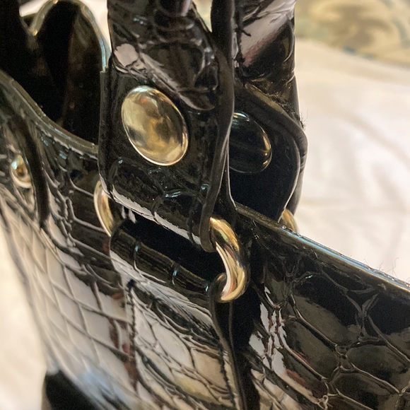 Bueno black pebbled satchel - Picture 7 of 11